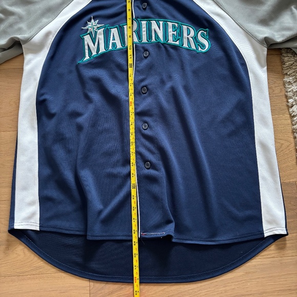 SEATTLE MARINERS BASEBALL SHIRT JERSEY MAJESTICS MEN'S SIZE XL SPORTS ATHLETIC - Picture 8 of 11